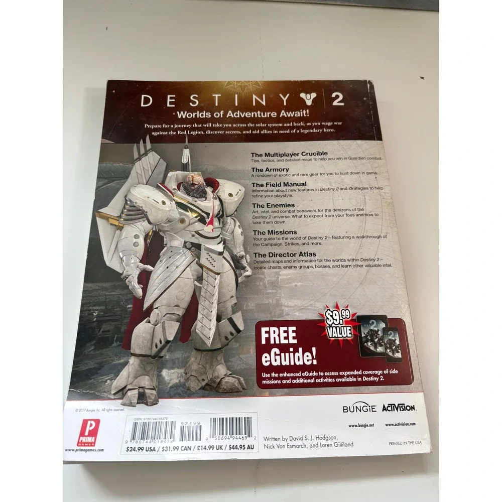 Destiny 2 Prima Games Official Strategy Guide PS4 Xbox One PC Maps Walkthrough
